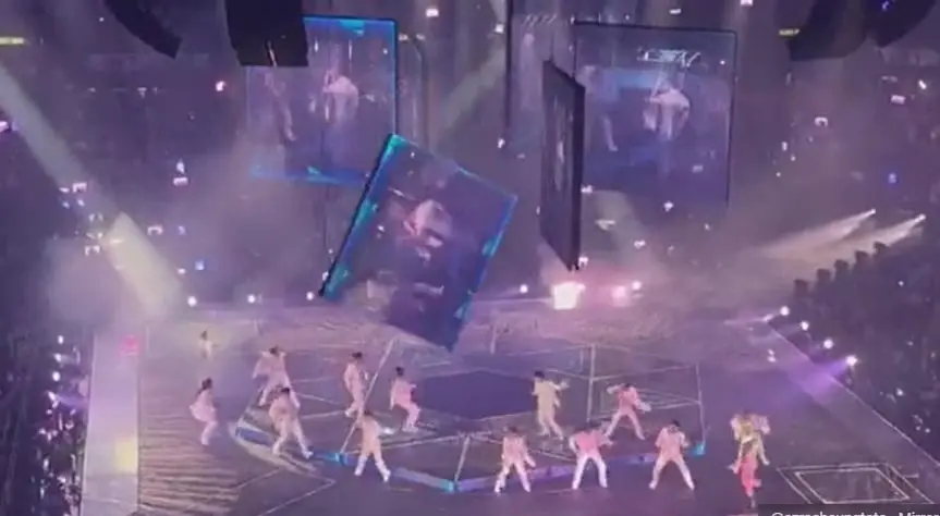 El accidente durante el concierto de la banda Mirror