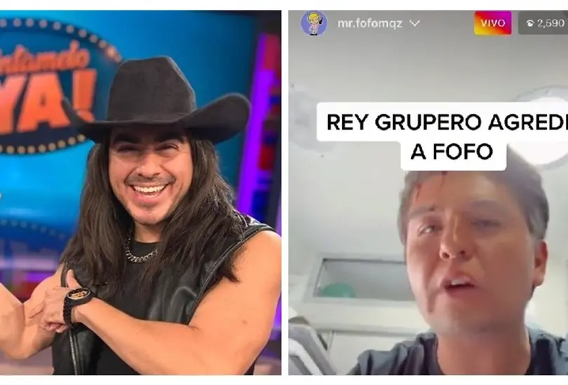 Rey Grupero agrede a Fofo Márquez Rey Grupero agrede a Fofo Márquez