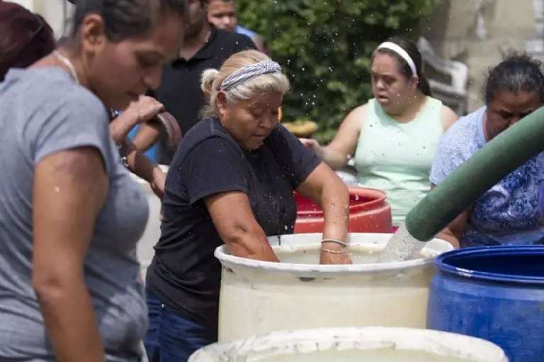Los habitantes de Nuevo León no tienen agua. Foto: Cuartoscuro.