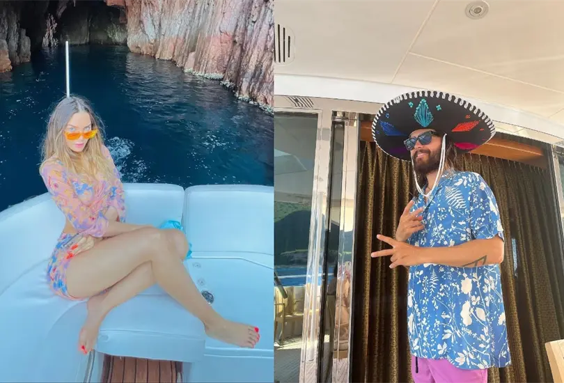 Tras su ruptura con Christian Nodal, Belinda decidi&oacute; darse unas merecidas vacaciones al lado del actor de Hollywood, protagonista de Morbius 