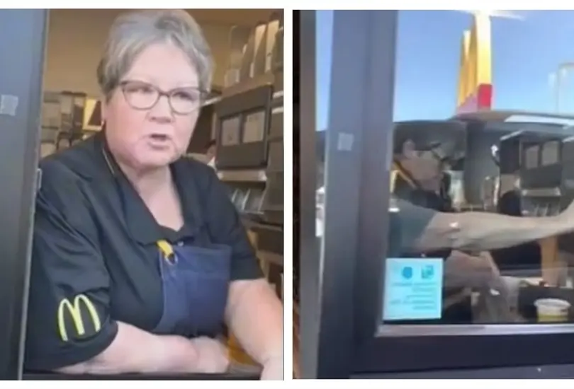  Empleada de Mcdonalds corre a cliente
