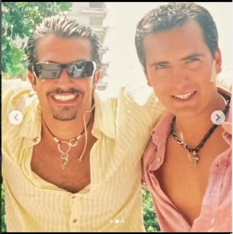 Sepúlveda subió fotos en su Instagram donde presumió una amistad con Fernando del Solar. Foto: Instagram.
