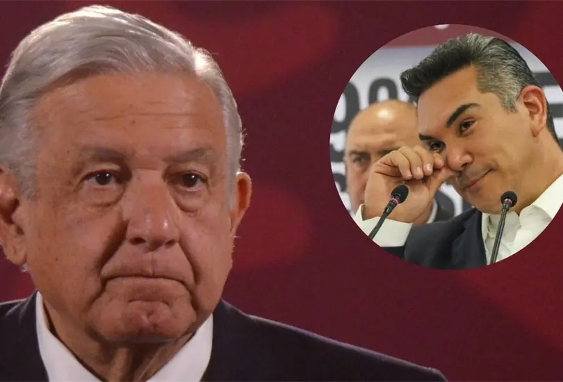AMLO critic&oacute; el cateo que se hizo a la casa de Alejandro Moreno. 