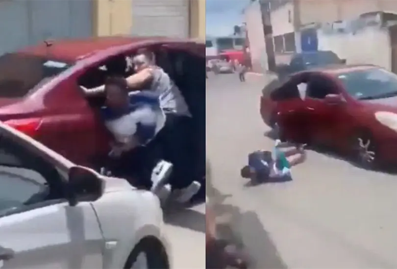 Un joven, de 22 a&ntilde;os, logr&oacute; escapar de un secuestro al saltar de un autom&oacute;vil en movimiento luego de que tres sujetos lo subieran a la fuerza 