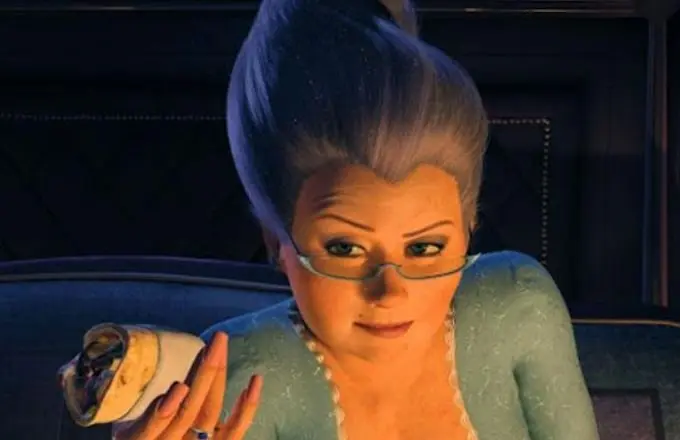 Y Harold... ¿papas?... ¿o prefieres unos tacos?".