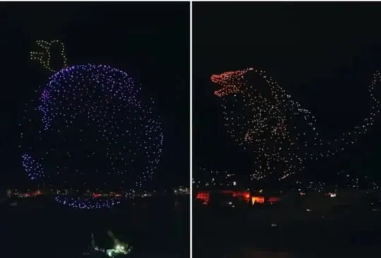 El espectacular show de drones para celebrar el sexto aniversario de Pokémon Go | VIDEO