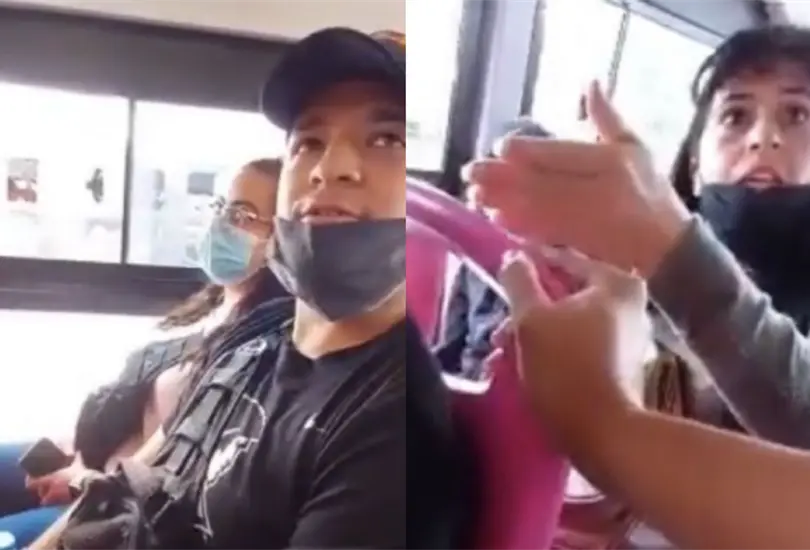 "Si quiero soy mujer": Hombre sube a vag&oacute;n exclusivo del Metrob&uacute;s y desata pelea entre usuarias| VIDEO
