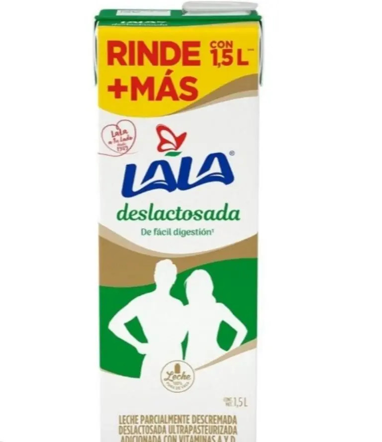 Leche Lala deslactosada 1.5. Foto: Walt Mart Express.