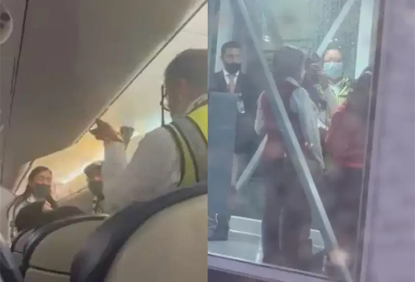 Personal de la aerol&iacute;nea bajo a la familia del avi&oacute;n sin raz&oacute;n aparente Cr&eacute;ditos: Especial 