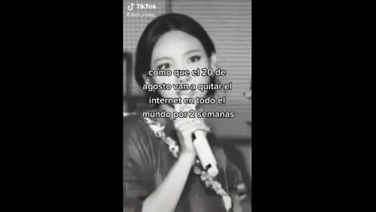 El video el internet se va el 20 de agosto. Foto: captura de pantalla.