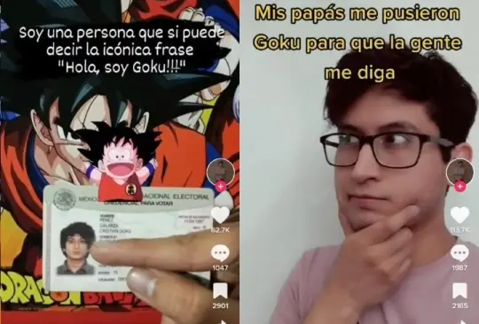 Como el clásico personaje de Dragon Ball