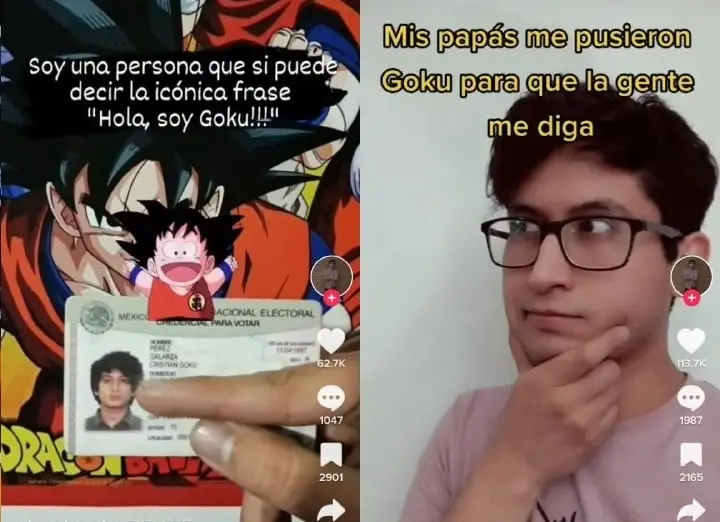 Como el cl&aacute;sico personaje de Dragon Ball