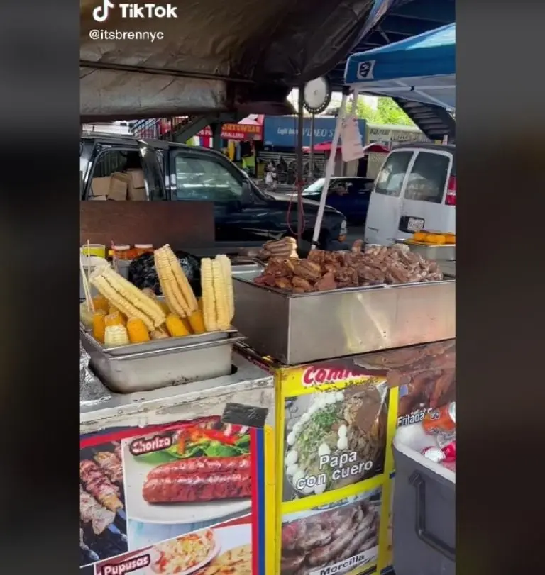 Tianguis mexicano en Nueva York (TikTok)