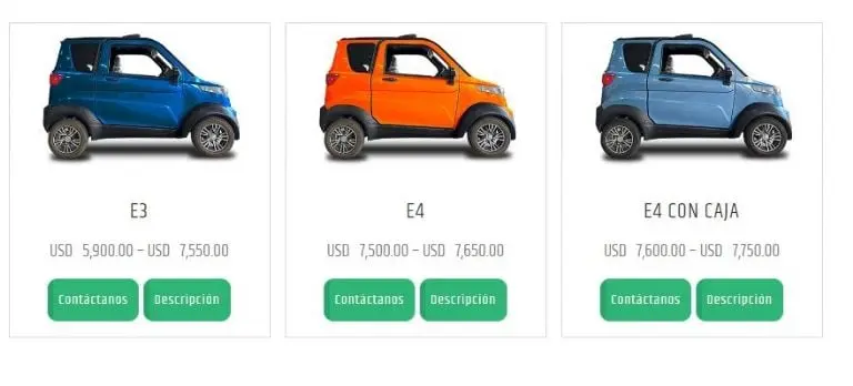 Auto eléctrico Quantum precio. Foto: Quantum.