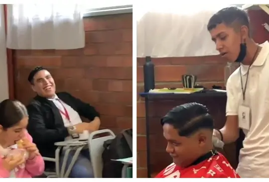 Estudiante emprende negocio de peluquería en la prepa Estudiante emprende negocio de peluquería en la prepa