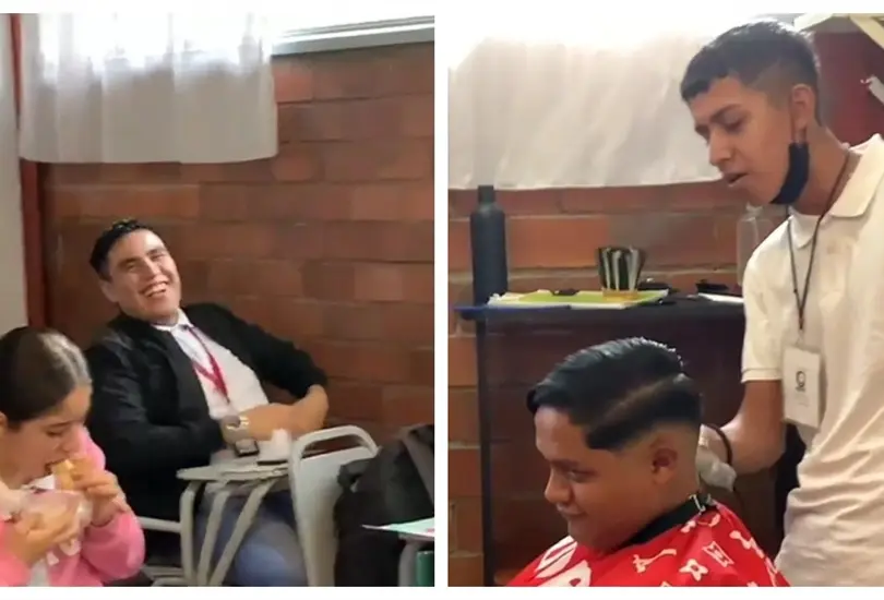 Estudiante emprende negocio de peluquería en la prepa Estudiante emprende negocio de peluquería en la prepa