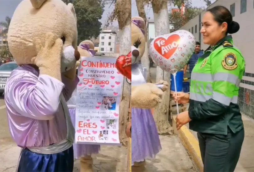 La rom&aacute;ntica acci&oacute;n se hizo viral en redes sociales pues los internautas celebraron que existan personas que contin&uacute;en demostrando su amor sin tapujos