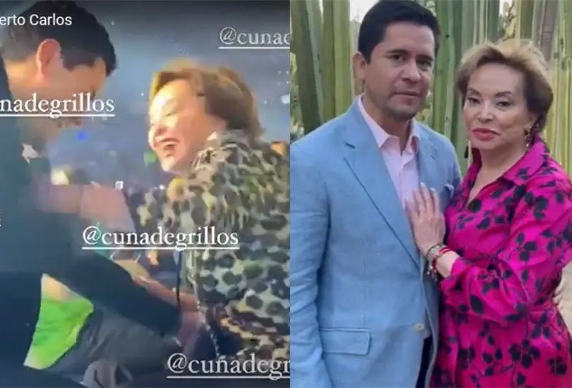 La pareja fue captada disfrutando del concierto en la Arena Ciudad de M&eacute;xico el pasado 27 de agosto