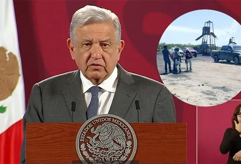 AMLO habl&oacute; sobre los mineros atrapados. 