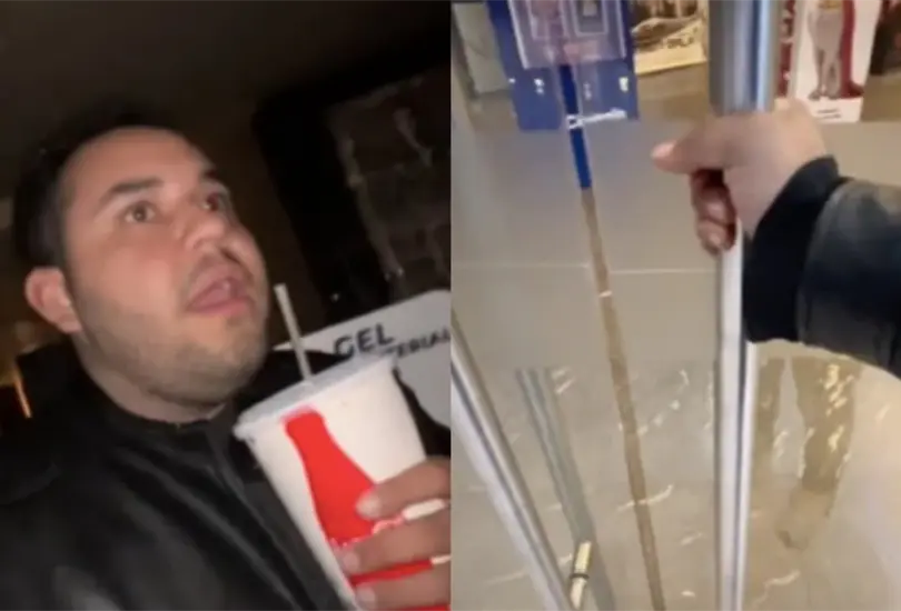 El joven cont&oacute; que logr&oacute; salir hasta el otro d&iacute;a Cr&eacute;ditos: Captura 