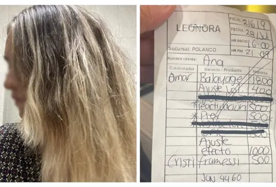 Joven acusa a estética de arruinarle el cabello