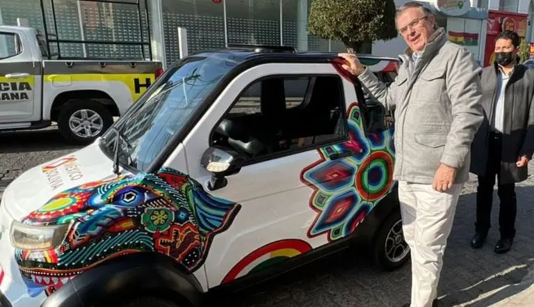 El vehículo se venderá a partir de 2023. Foto: Facebook (Marcelo Ebrard).