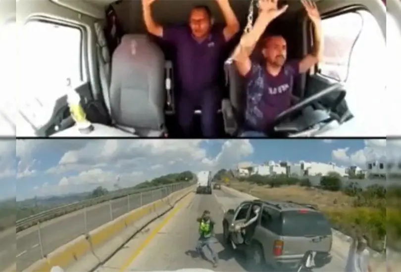 El robo fue perpetrado por al menos cuatro hombres, tres de ellos armados, quienes amenazaron al conductor y su acompa&ntilde;ante para que descendiera del veh&iacute;culo