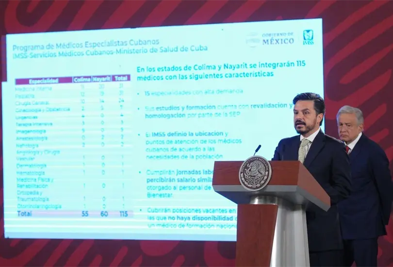 Zo&eacute; Robledo inform&oacute; sobre la contrataci&oacute;n de m&eacute;dicos especialistas. 