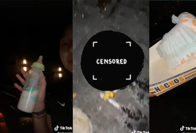 Desde pa&ntilde;ales hasta preservativos usados, la usuaria de TikTok narr&oacute; todo lo que los clientes dejan dentro de las salas de cine