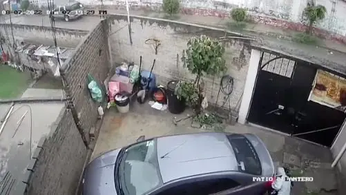 El incidente se registro en el municipio de Valle de Chalco, Estado de México Créditos: Captura de video 
