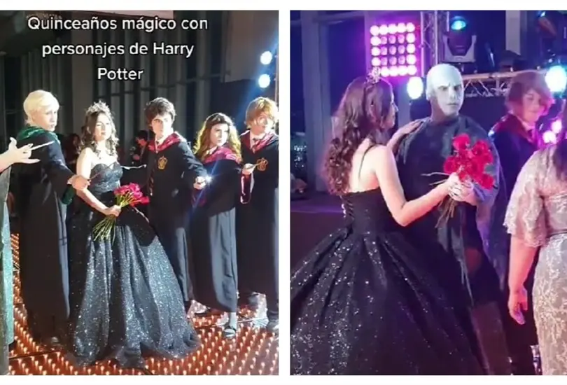Joven celebra XV a&ntilde;os con tem&aacute;tica de Harry Potter