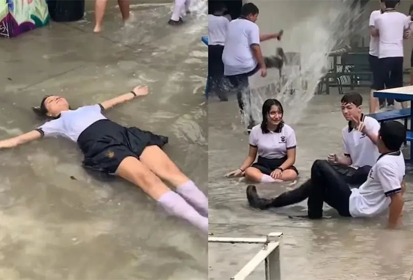 Y se dan un chapuz&oacute;n