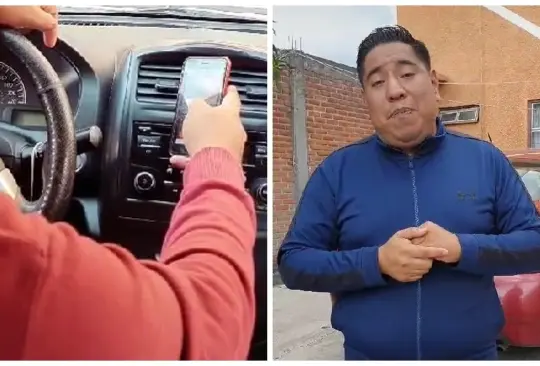 Hombre ebrio pide un Didi a Veracruz