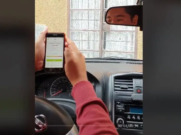Hombre ebrio pide un Didi a Veracruz (TikTok)