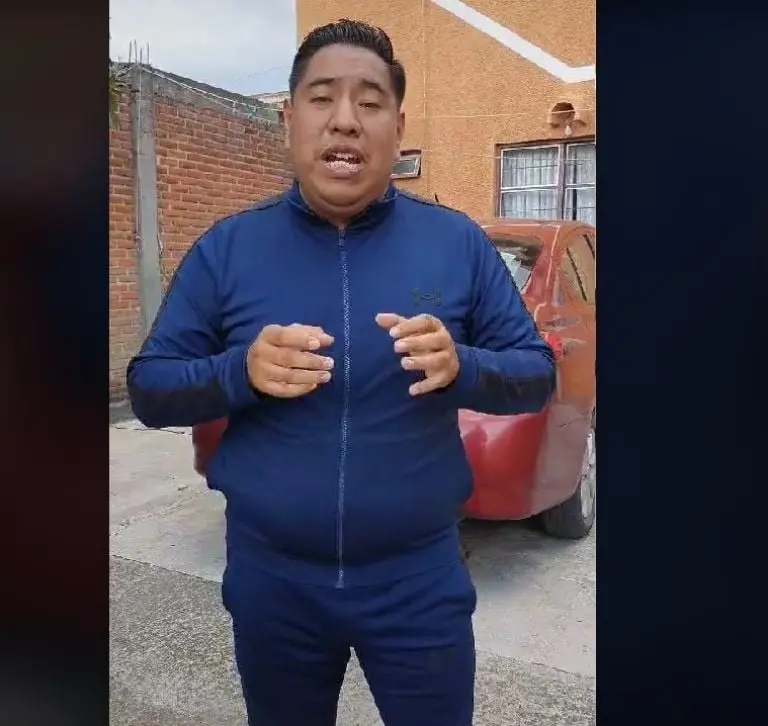 Hombre ebrio pide un Didi a Veracruz (TikTok)