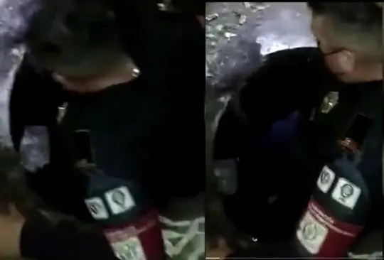 El hombre explicó que cuando caminaba por la vía pública no se dio cuenta que la coladera no contaba con una tapa por lo que cayó en su interior.