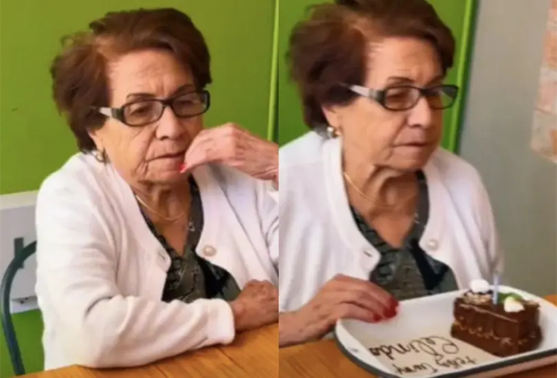 La reacci&oacute;n de la abuelita por la celebraci&oacute;n de su cumplea&ntilde;os r&aacute;pidamente se volvi&oacute; viral  en TikTok Cr&eacute;ditos: Especial 