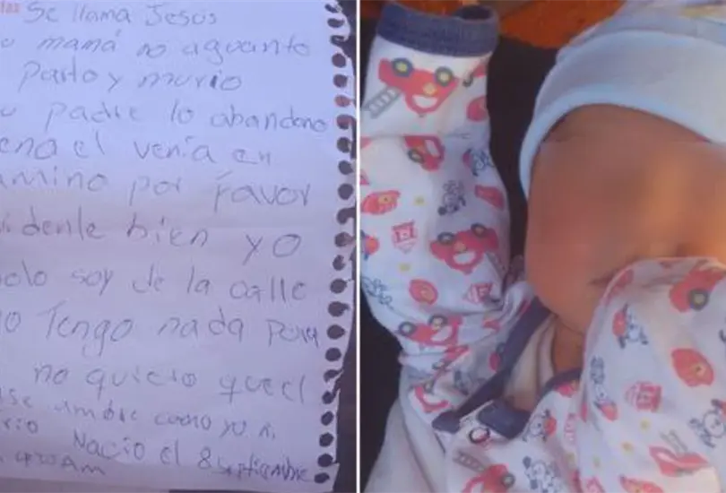 El pequeño fue abandonado luego de que su madre muriera en labor de parto y su padre no se hiciera responsable de él El pequeño fue abandonado luego de que su madre muriera en labor de parto y su padre no se hiciera responsable de él