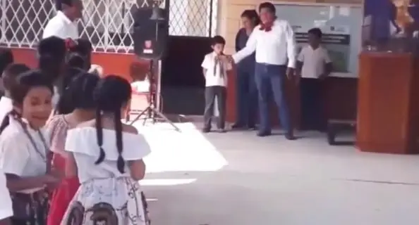 El pequeño provocó cientos de risas entre los presentes Créditos: Captura de pantalla/ TikTok 