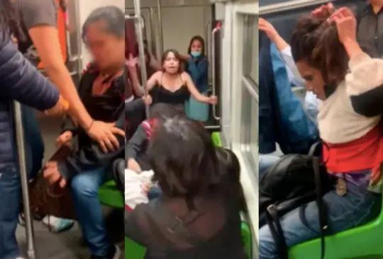 Durante la riña varias pasajeras intentaron separarlas Créditos: Captura de video 