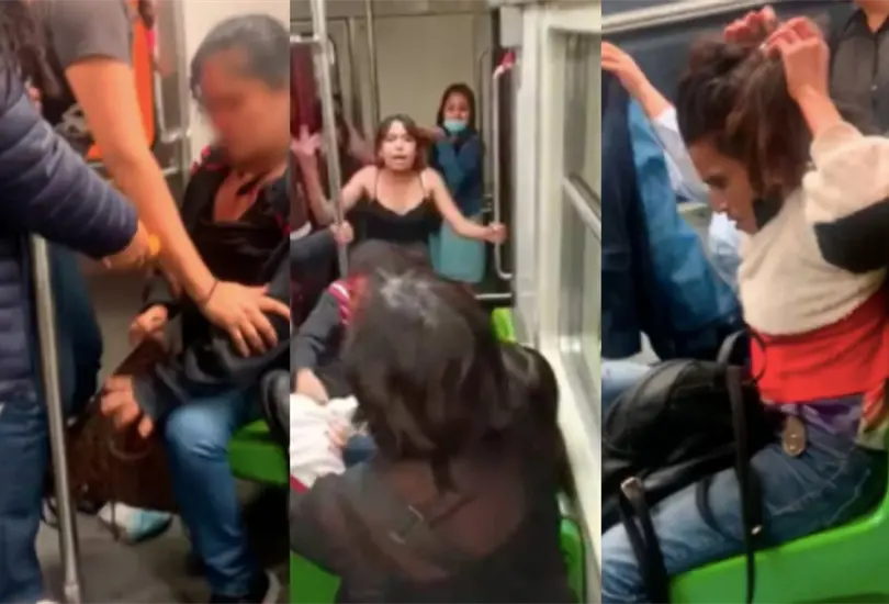 Durante la ri&ntilde;a varias pasajeras intentaron separarlas Cr&eacute;ditos: Captura de video 