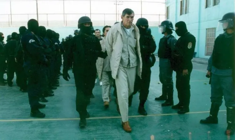 Miguel Ángel Félix Gallardo en el penal. Foto: Cuartoscuro.
