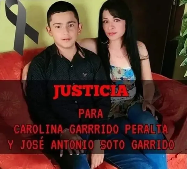 Madre e hijo. QEPD. Madre e hijo. QEPD.