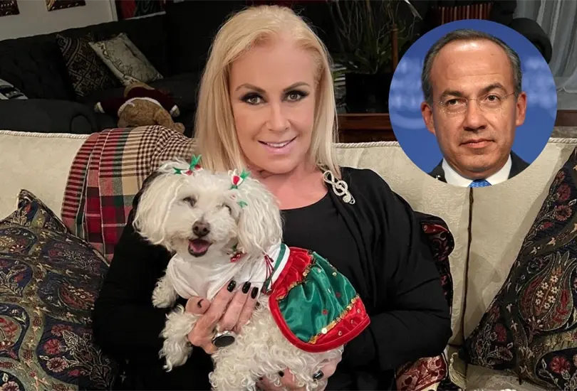 La pol&eacute;mica actriz comparti&oacute; una fotograf&iacute;a al lado del exmandatario en uno de los fetejos por la Independencia de M&eacute;xico que se vivieron durante sus a&ntilde;os de gobierno.