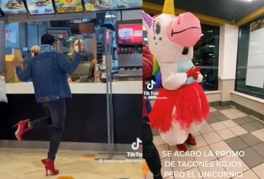 Los jóvenes utilizaron los tacones rojos para obtener el Menú Yatra un combo gratis que ofreció Mc Donald´s en colaboración con el músico Sebastían Yatra en Perú Los jóvenes utilizaron los tacones rojos para obtener el Menú Yatra un combo gratis que ofreció Mc Donald´s en colaboración con el músico Sebastían Yatra en Perú