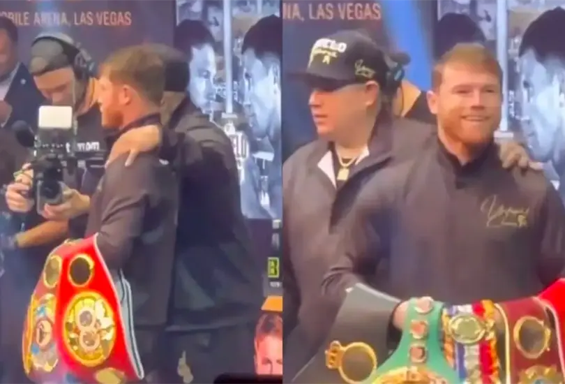 El boxeador mexicano no dud&oacute; en reaccionar a la extra&ntilde;a petici&oacute;n Cr&eacute;ditos: Captura de video 