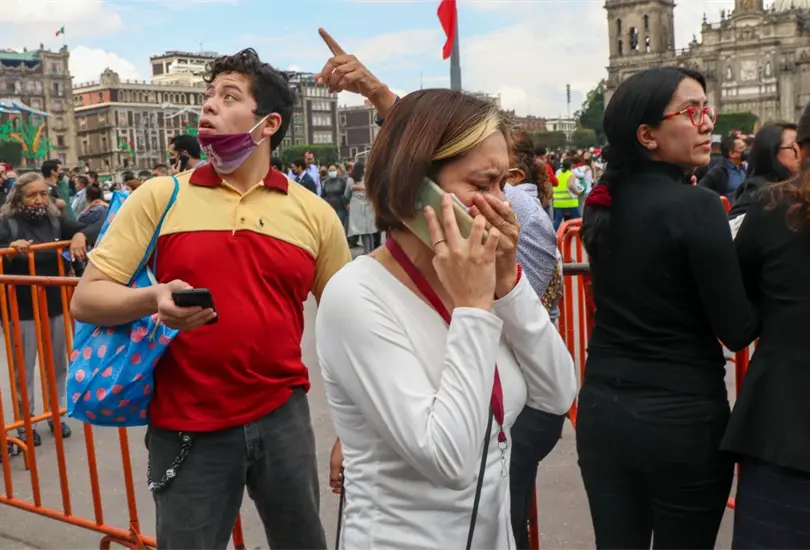 Se registra sismo de 7.4 grados este 19 de septiembre. Se registra sismo de 7.4 grados este 19 de septiembre.