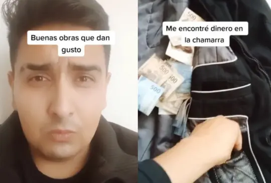 VIDEO | Hombre encuentra miles de pesos en una chamarra usada y los devuelve VIDEO | Hombre encuentra miles de pesos en una chamarra usada y los devuelve