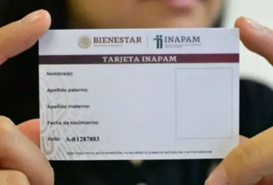 La nueva tarjeta del INAPAM. 