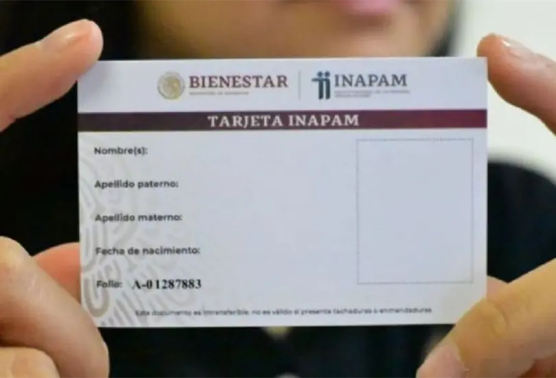 La nueva tarjeta del INAPAM. 